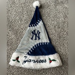 Festive Yankees Santa Hat